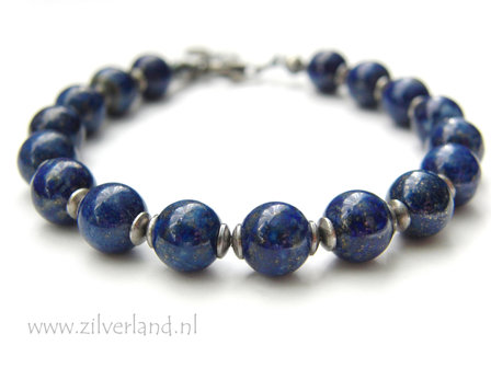 Handgemaakte Armband met Lapis Lazuli Edelstenen