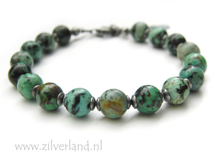 Handgemaakte Edelstenen Armband met Turkoois