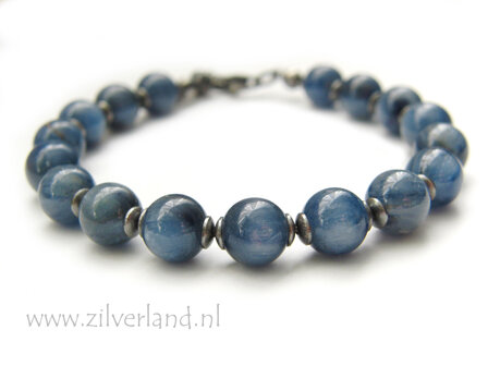 Handgemaakte Armband met Kyaniet Edelstenen