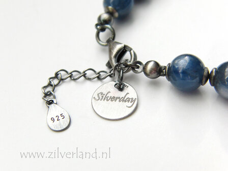 Handgemaakte Armband met Kyaniet Edelstenen