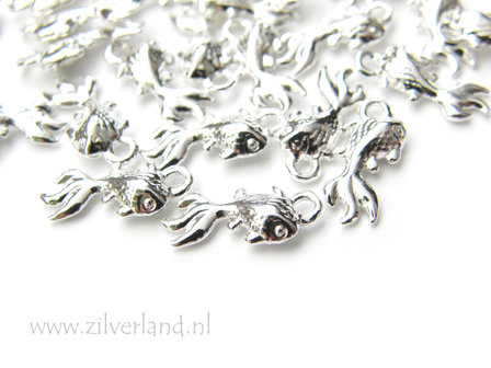 1 Stuk Sterling Zilveren Hanger- Vis
