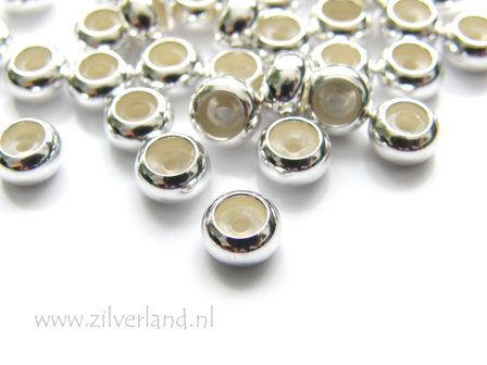 Sterling Zilveren Stopper met Siliconen Binnenring