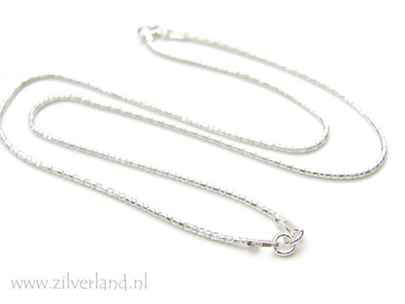 1,2mm Sterling Zilveren Collier- 42cm
