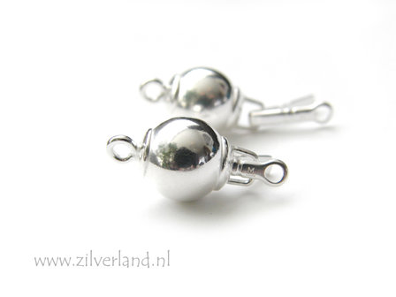 10mm Sterling Zilveren Bakslot
