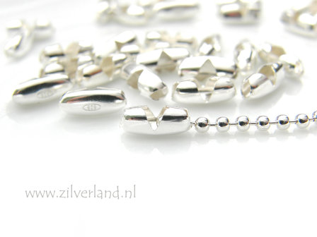 Sterling Zilveren Sluiting voor Balletjesketting