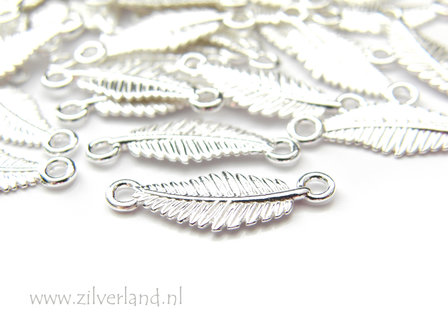 Sterling Zilveren Hanger/Connector- Blad