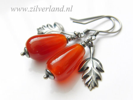 Edelstenen Oorbellen met Carneool