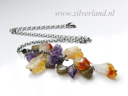 Hanger met Ruwe Edelstenen