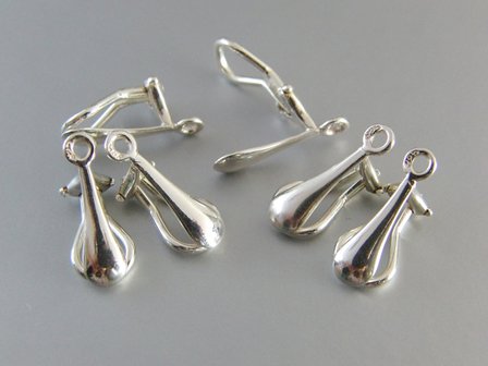  Sterling Zilveren Oorclips