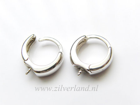 Sterling Zilveren Oorbelhaken- Creolen met Pin