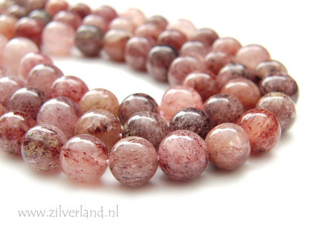 10mm Strawberry Quartz Kralen
