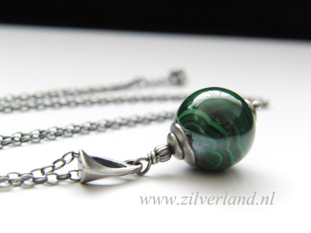 Edelstenen Ketting met Malachiet