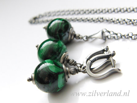 Edelstenen Ketting met Malachiet