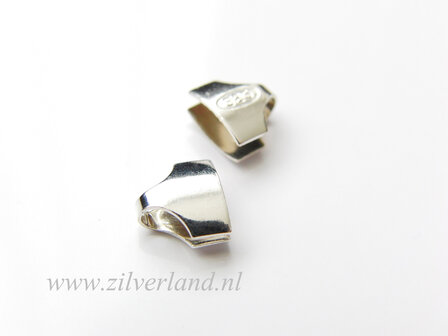 2 Stuks 8mm Sterling Zilveren Eindstuk