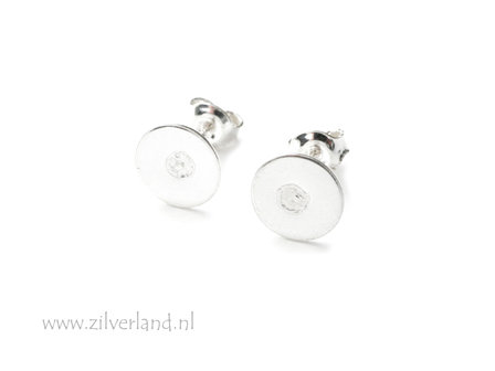 Sterling Zilveren Oorstekers 8mm