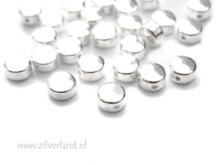 6mm Sterling Zilveren Kraal- Rond