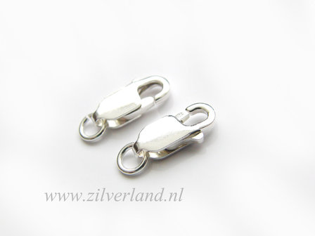 12mm Sterling Zilveren Lobsterslot