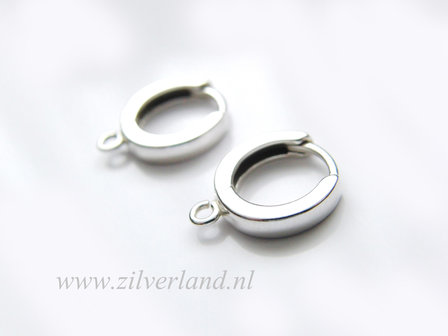 Sterling Zilveren Oorhaken- Creolen