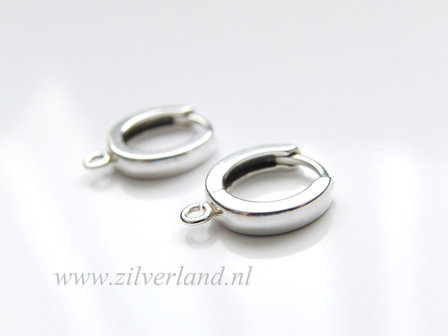 Sterling Zilveren Oorhaken- Creolen