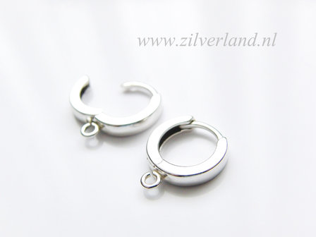 Sterling Zilveren Oorhaken- Creolen