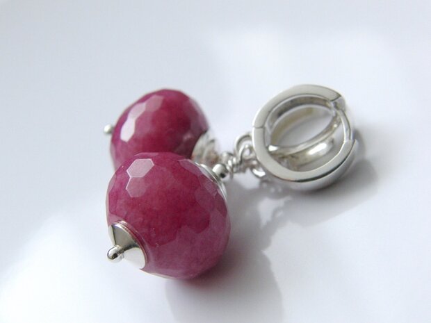 Edelstenen Oorbellen met Jade