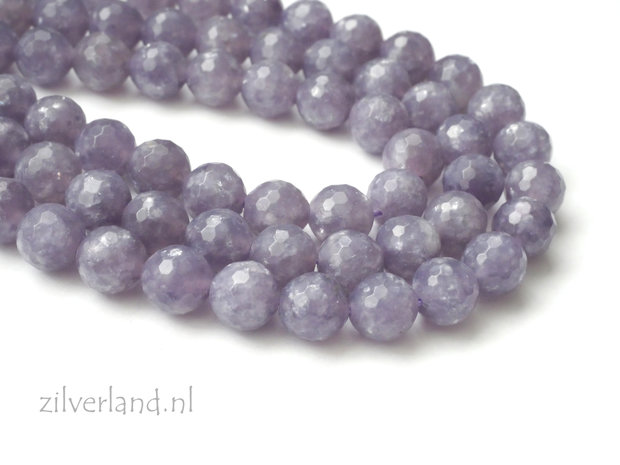 8mm Lepidoliet Edelstenen Kralen- Facet