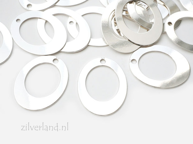 1 Stuk Sterling Zilveren Chandelier- Ovaal