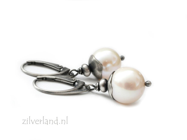 Handgemaakte Oorbellen met Zoetwaterparels