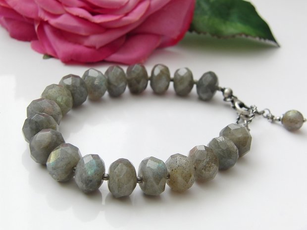 Sterling Zilveren Armband met Labradoriet