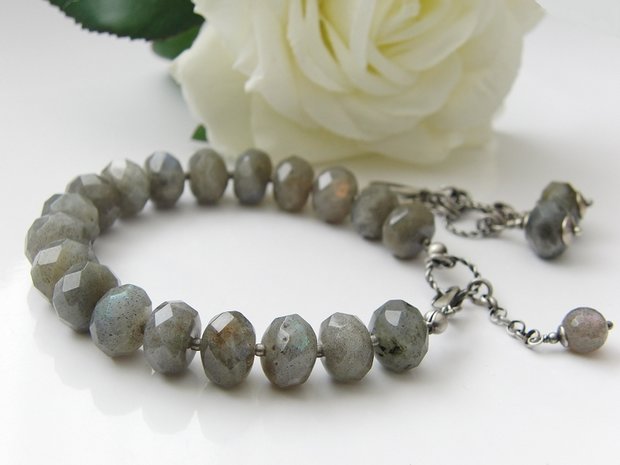 Sterling Zilveren Armband met Labradoriet