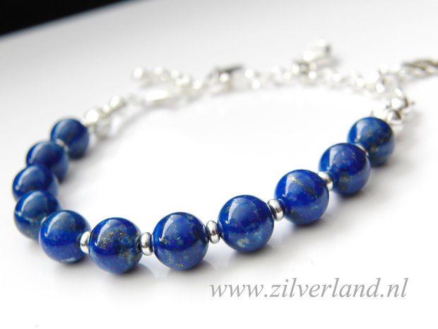 Sterling Zilveren Armband met Lapis Lazuli