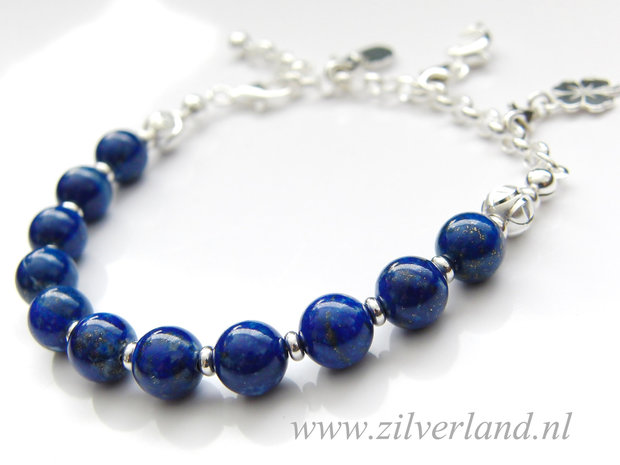 Sterling Zilveren Armband met Lapis Lazuli