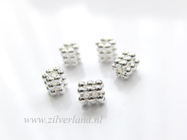 4 Stuks Sterling Zilveren Spacers