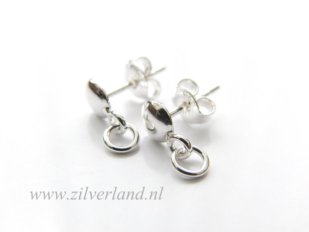 Sterling Zilveren Oorstekers met Montagering