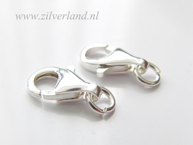 16mm Sterling Zilveren Lobsterslot