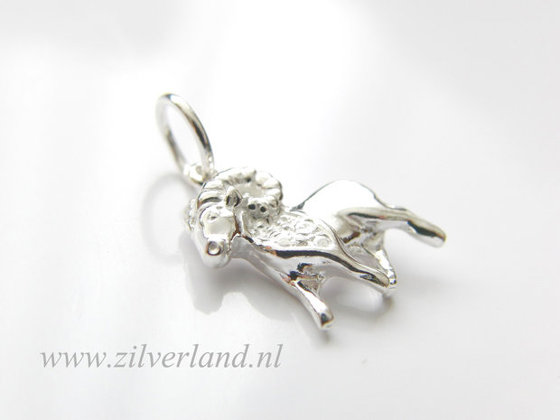 Ram Sterrenbeeld Hanger Zilver 925