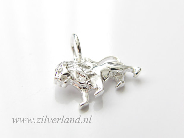 Leeuw Sterrenbeeld Hanger Zilver 925