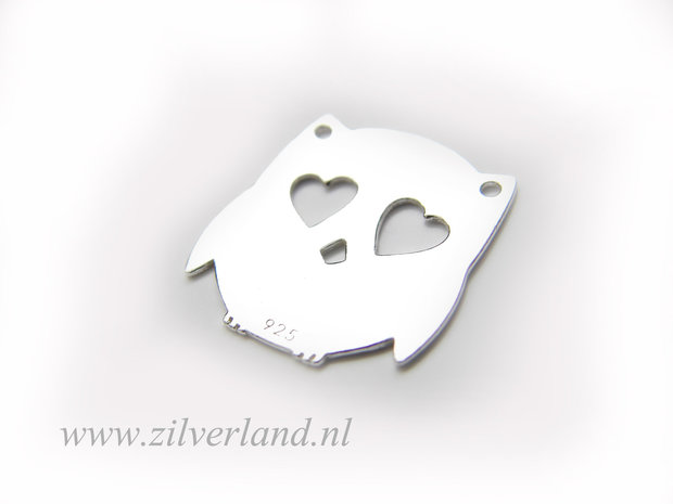 Sterling Zilveren Hanger- Uil