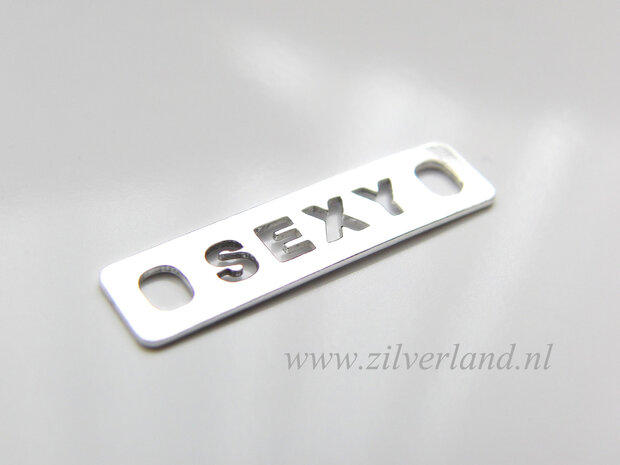 Sterling Zilveren Tussenstuk/Connector- "Sexy"