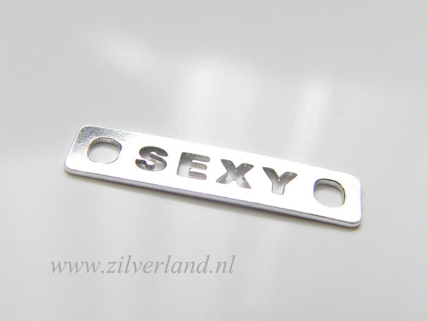 Sterling Zilveren Tussenstuk/Connector- "Sexy"