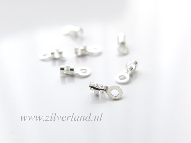 10 Stuks Sterling Zilveren Draadklem