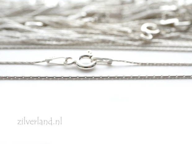 0,65mm Sterling Zilveren Collier Cardano- 41cm