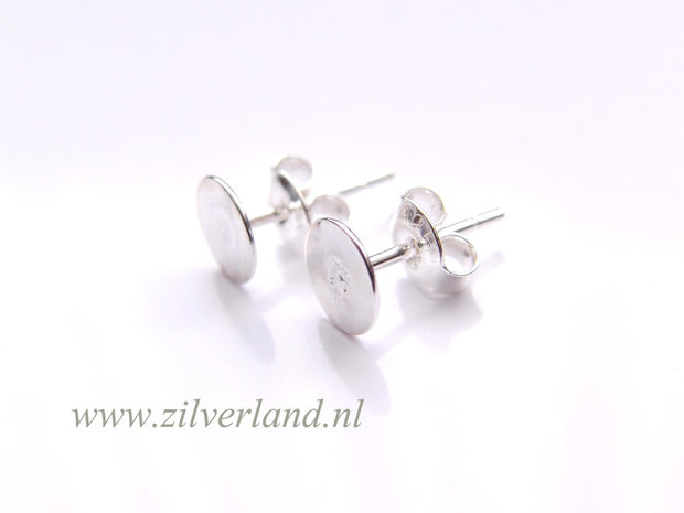 Sterling Zilveren Oorstekers 6mm