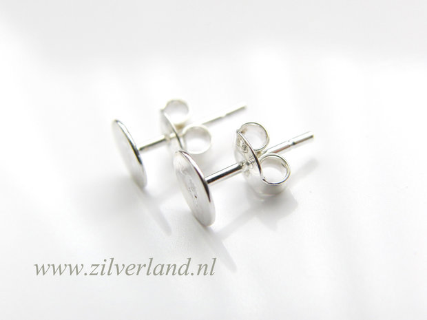 Sterling Zilveren Oorstekers 6mm