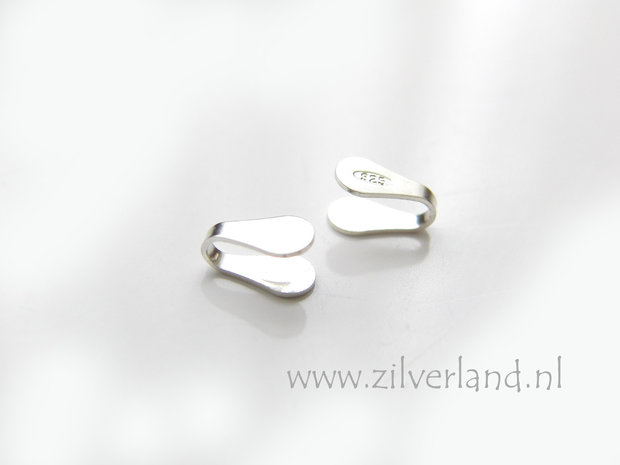 10 Stuks 3mm Sterling Zilveren Eindstuk