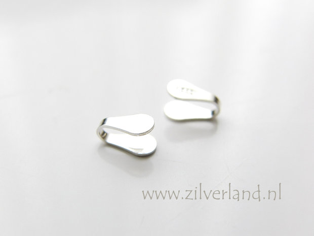 10 Stuks 3mm Sterling Zilveren Eindstuk