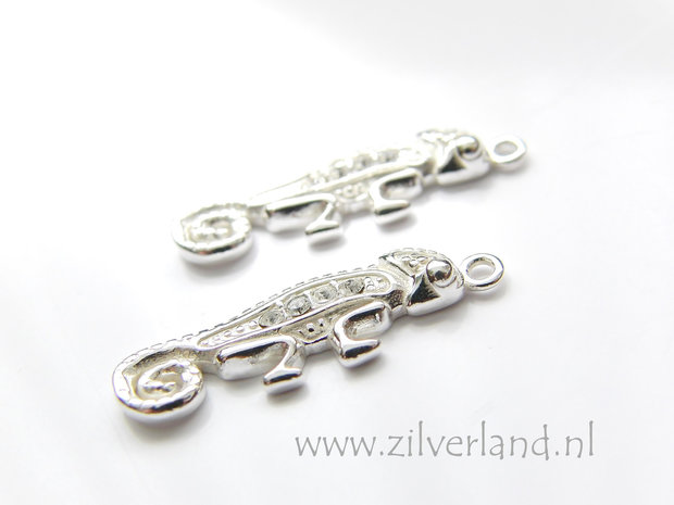 Sterling Zilveren Bedel- Kameleon