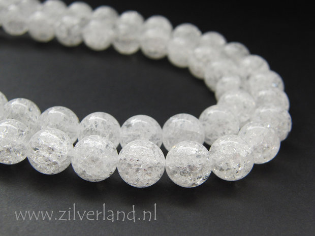 10mm Bergkristal Kralen/ Snowflake