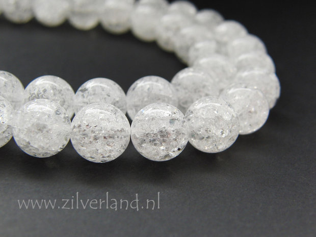 10mm Bergkristal Kralen/ Snowflake