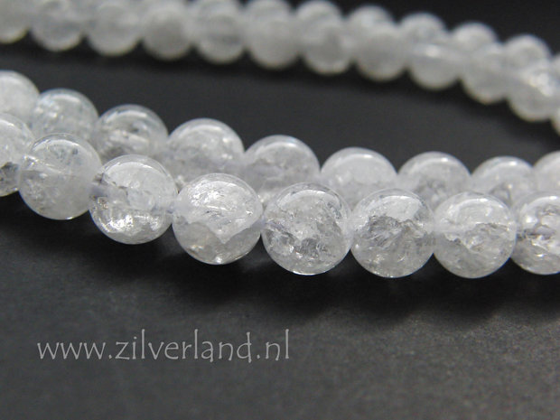 8mm Bergkristal Kralen/ Snowflake